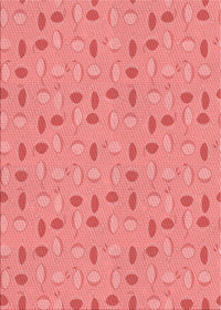 Machine Washable Transitional Light Coral Pink Rug, wshpat1805rd