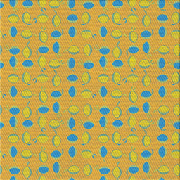 Sideview of Machine Washable Transitional Yellow Rug, wshpat1805