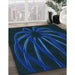 Machine Washable Transitional Blue Rug in a Family Room, wshpat1806lblu