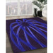 Machine Washable Transitional Amethyst Purple Rug in a Family Room, wshpat1806pur