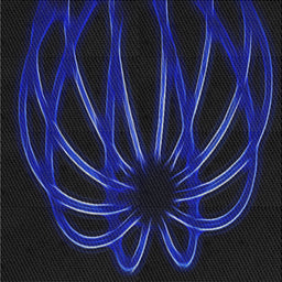 Sideview of Machine Washable Transitional Night Blue Rug, wshpat1806