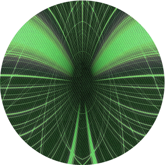 Square Machine Washable Transitional Dark Forest Green Rug in a Living Room, wshpat1807grn