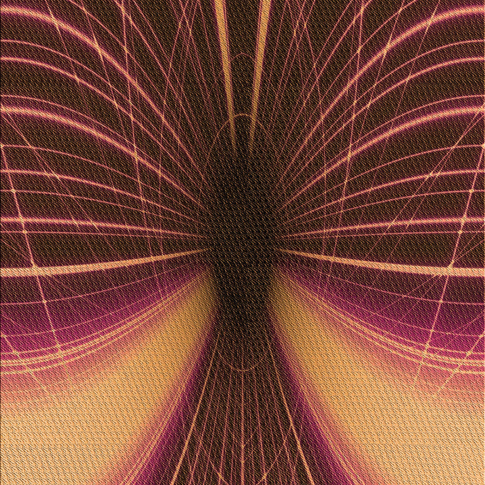 Patterned Deep Red Rug, pat1807org