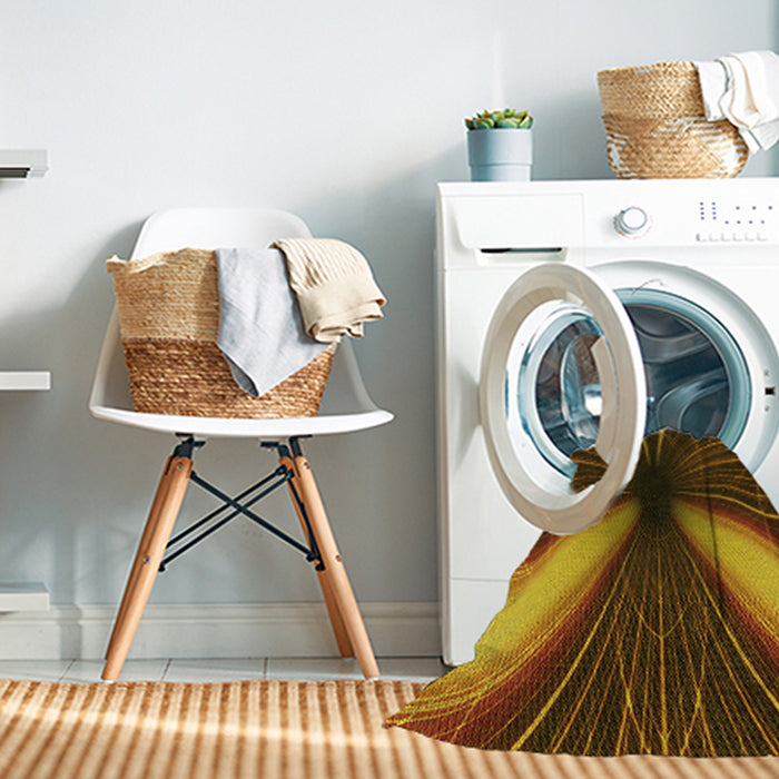 Machine Washable Transitional Night Red Rug in a Washing Machine, wshpat1807yw