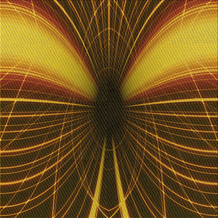 Round Patterned Red Rug, pat1807yw