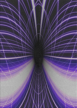 Patterned Lavender Purple Novelty Rug, pat1807