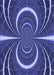 Machine Washable Transitional Light Slate Blue Rug, wshpat1808blu