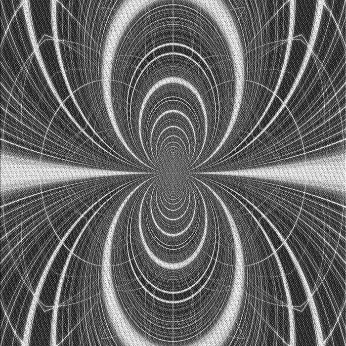 Patterned Gunmetal Gray Rug, pat1808gry