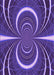 Machine Washable Transitional Indigo Purple Rug, wshpat1808pur