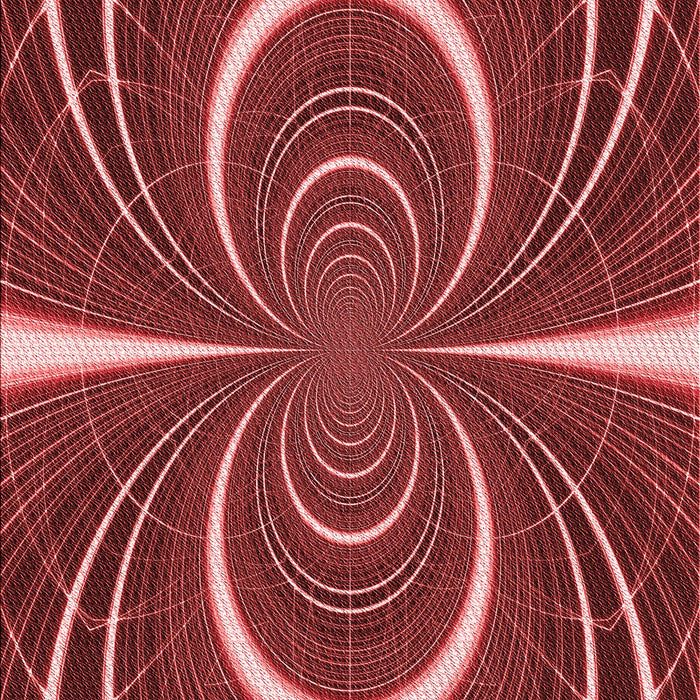 Patterned Cranberry Red Rug, pat1808rd