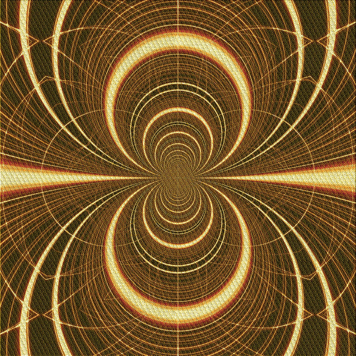 Round Patterned Red Rug, pat1808yw