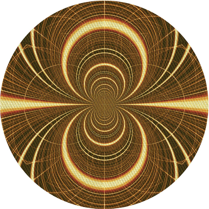 Square Patterned Red Rug, pat1808yw