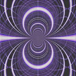 Sideview of Machine Washable Transitional Lavender Purple Rug, wshpat1808