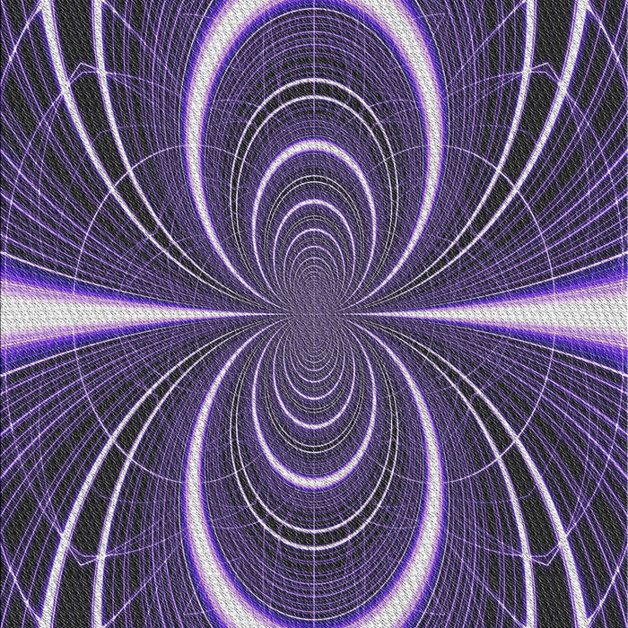 Patterned Lavender Purple Novelty Rug, pat1808