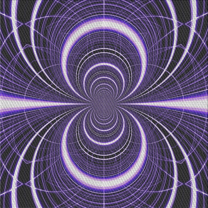 Square Patterned Lavender Purple Novelty Rug, pat1808