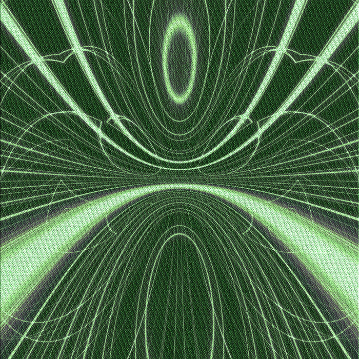 Patterned Green Rug, pat1809grn