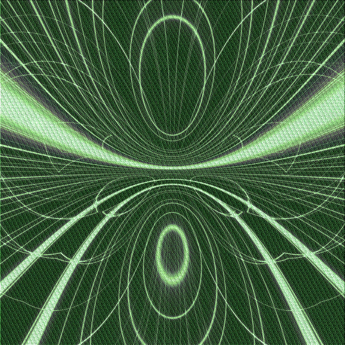 Round Patterned Green Rug, pat1809grn