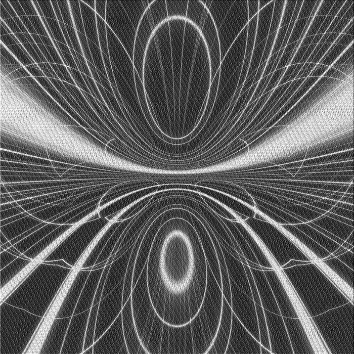 Round Patterned Charcoal Black Rug, pat1809gry