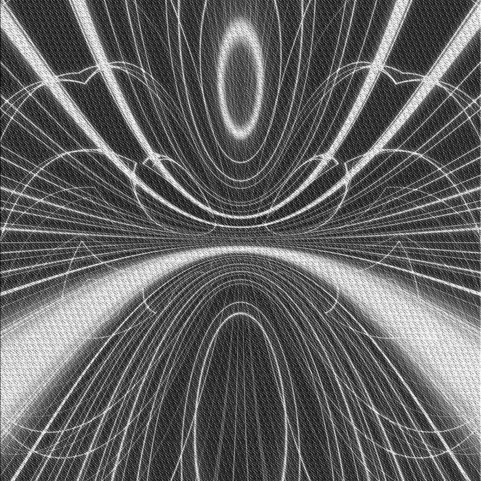 Patterned Charcoal Black Rug, pat1809gry