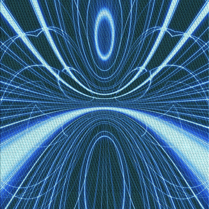 Machine Washable Transitional Blue Rug, wshpat1809lblu