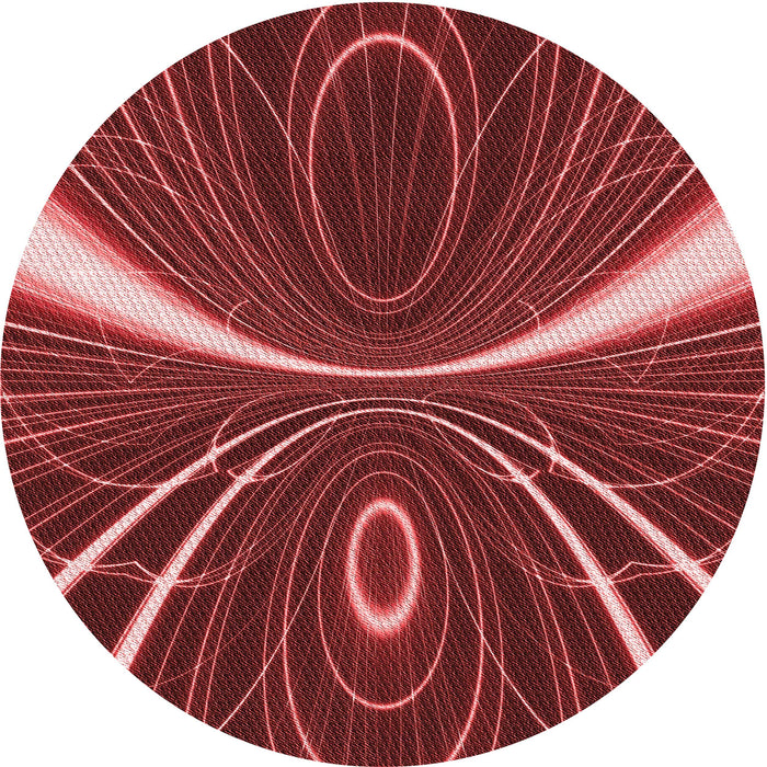 Square Machine Washable Transitional Red Rug in a Living Room, wshpat1809rd