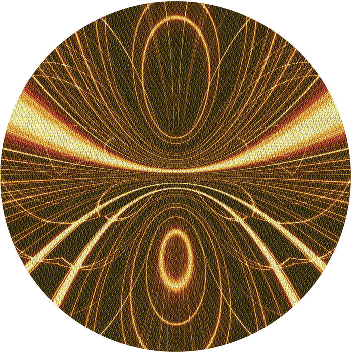 Square Patterned Red Rug, pat1809yw