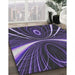 Machine Washable Transitional Lavender Purple Rug in a Family Room, wshpat1809