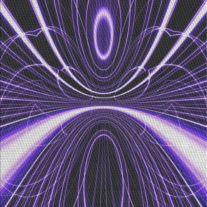 Patterned Lavender Purple Novelty Rug, pat1809