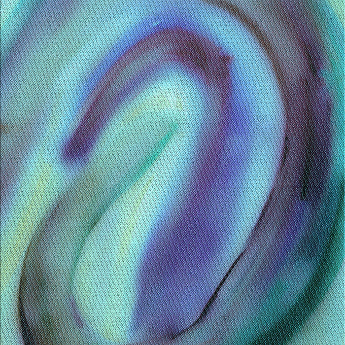 Patterned Azure Blue Rug, pat181lblu