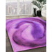 Machine Washable Transitional Purple Rug in a Family Room, wshpat181pur
