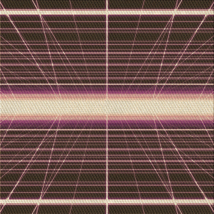 Round Patterned Purple Lily Purple Rug, pat1810brn