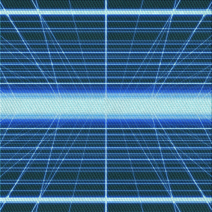 Round Patterned Blue Rug, pat1810lblu