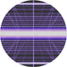 Sideview of Patterned Lavender Purple Novelty Rug, pat1810