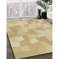 Patterned Golden Gold Rug, pat1811brn