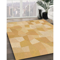 Patterned Orange Rug, pat1811org