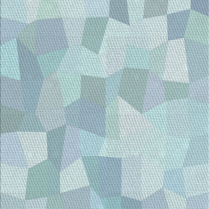 Patterned Blue Novelty Rug, pat1811