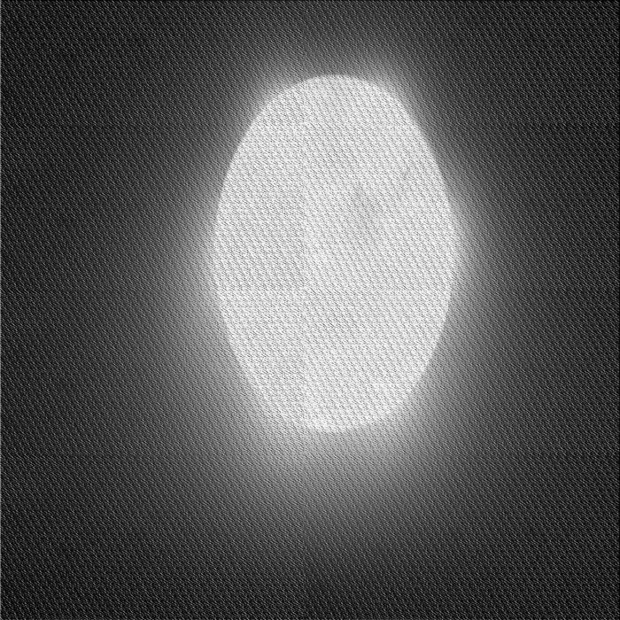 Round Patterned Charcoal Black Rug, pat1812gry