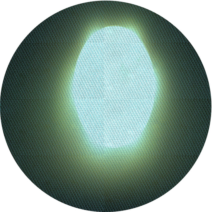 Square Patterned Mint Green Rug, pat1812lblu