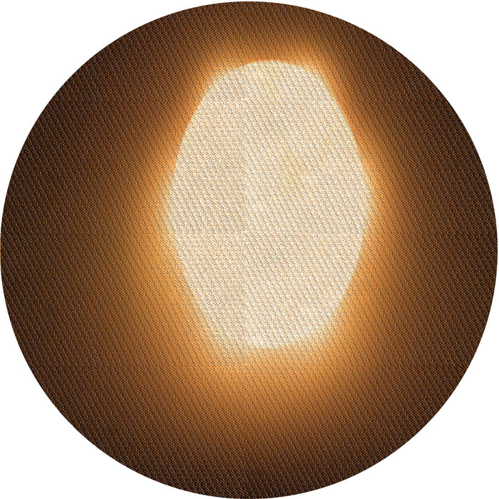 Square Patterned Bronze Brown Rug, pat1812org