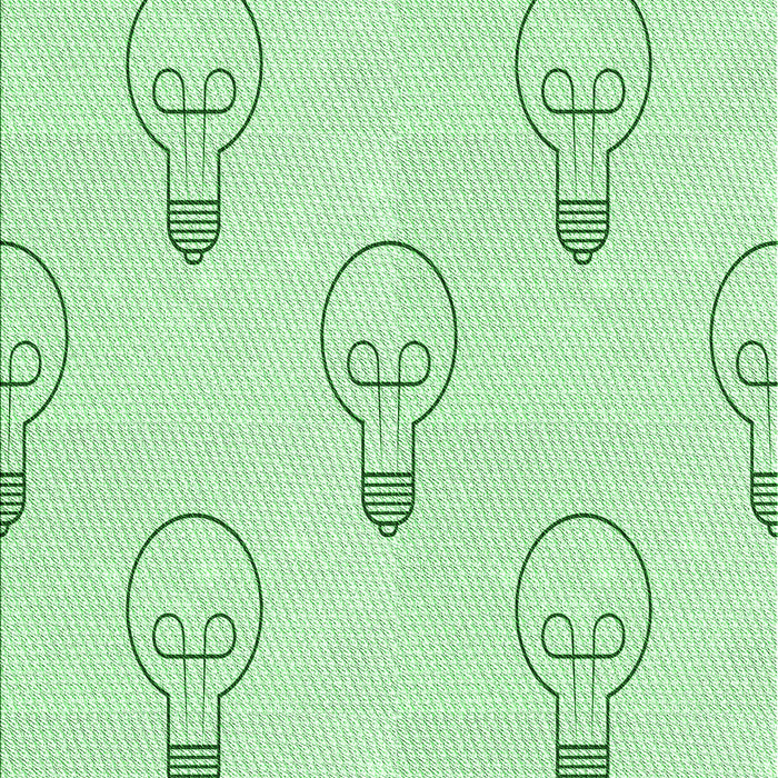 Patterned Mint Green Rug, pat1813grn