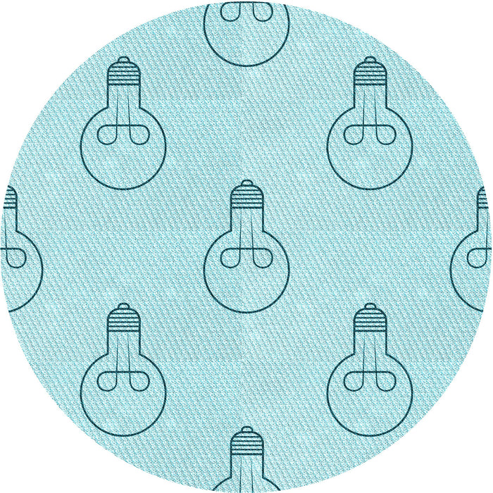 Square Patterned Diamond Blue Rug, pat1813lblu