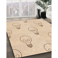 Patterned Moccasin Beige Rug, pat1813org