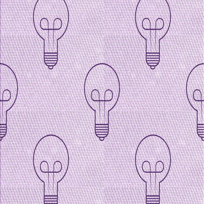 Machine Washable Transitional Bright Lilac Purple Rug, wshpat1813pur