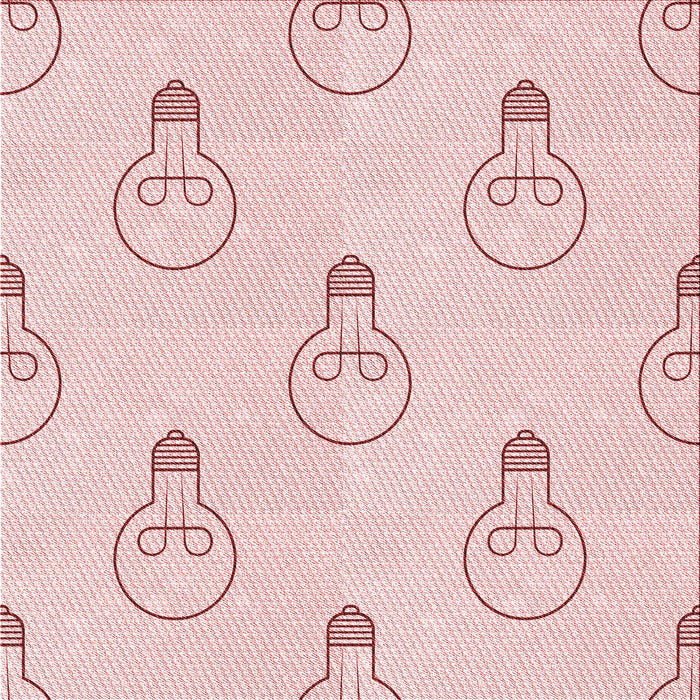 Round Patterned Light Coral Pink Rug, pat1813rd