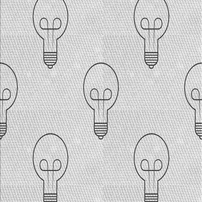 Patterned Dark Gray Novelty Rug, pat1813