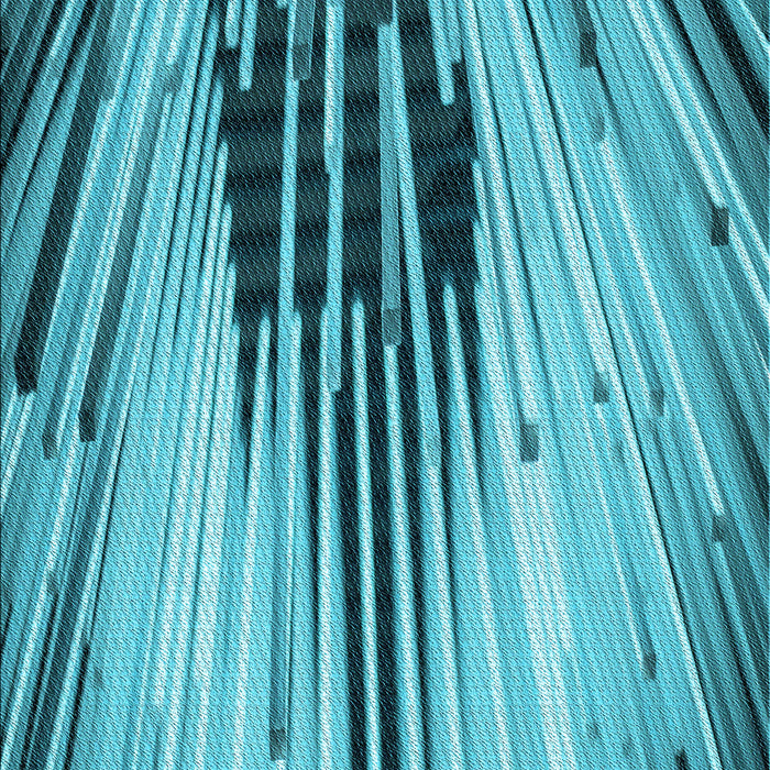 Machine Washable Transitional Dark Cyan Green Rug, wshpat1814lblu