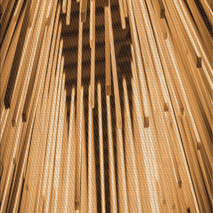 Patterned Orange Rug, pat1814org