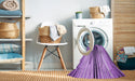 Machine Washable Transitional Violet Purple Rug in a Washing Machine, wshpat1814pur