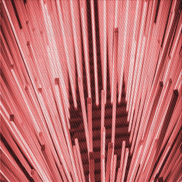 Round Patterned Red Rug, pat1814rd