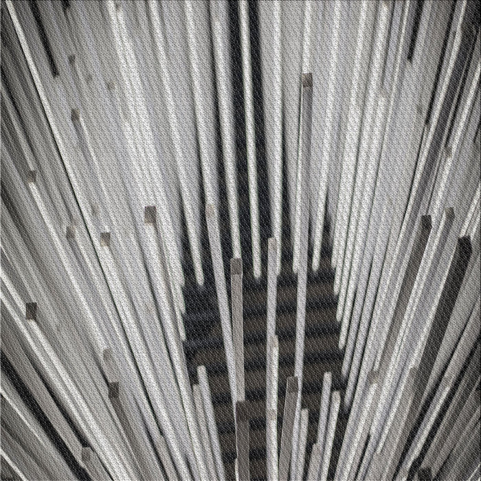 Sideview of Machine Washable Transitional Gray Rug, wshpat1814